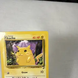 Pikachu 87/130 Base Set 2 Near Mint Pokemon Card Unlimited Edition NM - Image 3