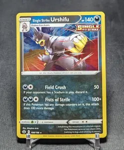Single Strike Urshifu 2021 Pokemon TCG Chilling Reign Card #108/198 - Image 1