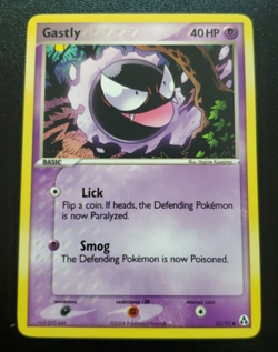 Pokemon Gastly 2006 EX Legend Maker 52/92 Basic Common 40 HP English TCG Card - Image 1