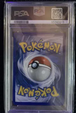 1999 Pokemon Fossil Dragonite Holo 4/62 Unlimited PSA 5 EX WOTC Vintage TCG Card - Image 2