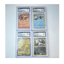 CGC Graded Pokemon Card Lot Charmeleon/Kyogre/Ninetales GX/Mightyena - Image 1