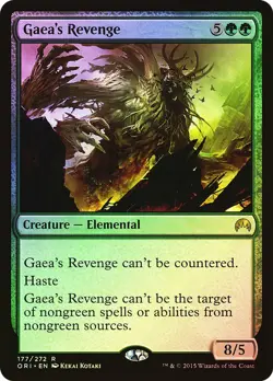 MTG Gaea's Revenge FOIL NM Magic Origins ORI Magic Gathering card - Image 1