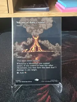 Volcano of Roku's Island Avatar: The Last Airbender Land Mythic Red Borderless … - Image 1