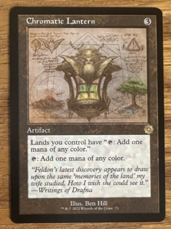 MTG The Brothers' War: Retro Artifacts, Chromatic Lantern 073 - Schematic - Image 1
