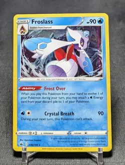 Froslass Rare Holo 2021 Pokemon TCG Chilling Reign Card 036/198 - Image 1