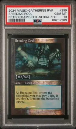 2024 MTG RAVNICA REMASTERED #399 BREEDING POOL RETRO FRAME-FOIL-SERIALIZED #/500 - Image 1