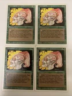MTG NM Llanowar Elves X 4 Revised 3rd Edition Free Shipping In US With Tracking - Image 1