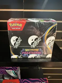 Phantasmal Flames Booster Box Pokemon Mega Evolution Sealed - Image 1