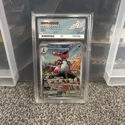 Krookodile 137/086 Pokemon Black Bolt Illustration Rare Card Ace 9 Grade Mint - Image 1
