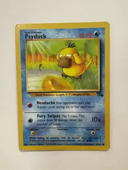 Pokemon Psyduck 53/62 Fossil - Image 1