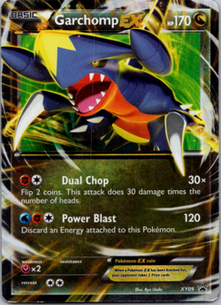 Garchomp EX XY09 Pokemon Card TCG XY Promo Holo Ultra Rare - Image 1