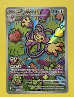 Pokemon ~ Ambipom 107/094 ~ ME02: Phantasmal Flames ~ Illustration Rare - Image 1
