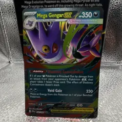 Pokemon Mega Gengar EX Double Rare 350 HP Holo 230 ATK Me02 056/094 EN - Image 1