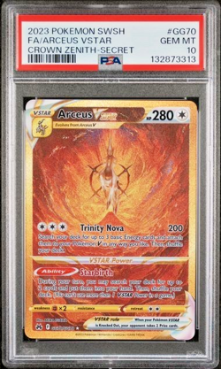 2023 Pokemon SWSH Arceus VSTAR Galarian Gallery Secret Rare GG70/GG70 PSA 10 - Image 1
