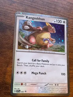 [🌀HD Swirl🌀] Kangaskhan SVP202 PROMO BLACK STAR COSMOS HOLO- NM- Pokemon TCG - Image 5