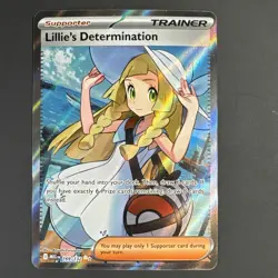 Pokemon TCG Lillie's Determination 169/132 Ultra Rare Mega Evolution MINT/NM A - Image 1
