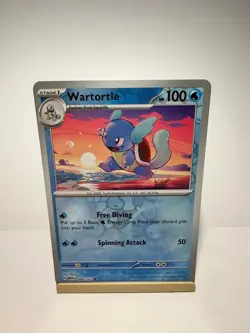 Wartortle 008/165 Uncommon 151 Pokemon Reverse Holo Near Mint - Image 1