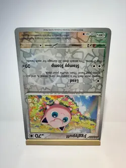 Jigglypuff 039/165 Common 151 Pokemon Reverse Holo Near Mint - Image 2