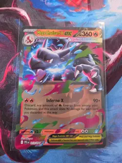 Mega Charizard X ex 013/094 Me02: Phantasmal Flames Holo Pokemon Near Mint - Image 1