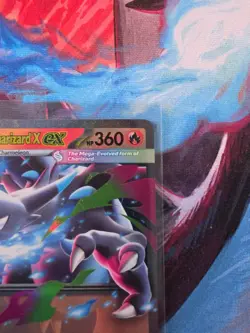 Mega Charizard X ex 013/094 Me02: Phantasmal Flames Holo Pokemon Near Mint - Image 3