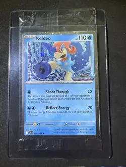 NEW Pokemon TCG Keldeo 019/086 Chaos Rising Stamped Promo Regular (EN) Sealed - Image 1