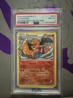Pokemon Charizard RC5/RC32 Generations Radiant Collection Holo PSA 8 Uncommon - Image 1