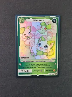 Petal Pals Holo Silvervale Mascot Card 1st Edition Rising Stars GamerSupps VCard - Image 1