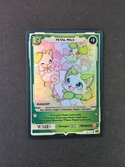 Petal Pals Holo Silvervale Mascot Card 1st Edition Rising Stars GamerSupps VCard - Image 3