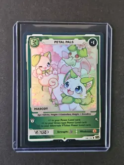 Petal Pals Holo Silvervale Mascot Card 1st Edition Rising Stars GamerSupps VCard - Image 5