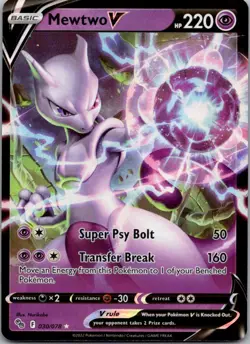 Mewtwo V Ultra Rare Pokemon GO 030/078 NM - Image 1
