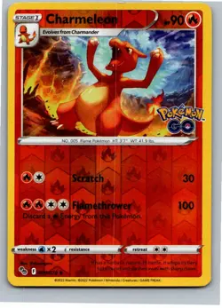 Charmeleon Uncommon Pokemon GO 009/078 LP Charmeleon - Image 1