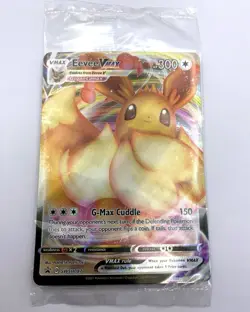 Pokemon Eevee VMAX SWSH087 Black Star Promo SEALED Holo *Freshly Pulled* 5/21/26 - Image 1