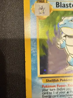 Pokemon Blastoise 2/102 Vintage Base Set Holographic Rare Holo Super Clean NM #2 - Image 3