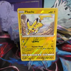 Pokemon REVERSE HOLO PIKACHU Burning Shadows 40/147 - Image 1