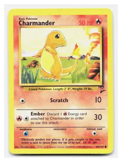 Charmander 69/130 Common Base Set 2 Pokemon B191 - Image 1