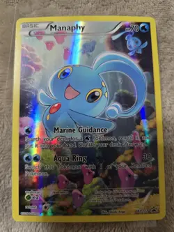 Pokemon TCG Manaphy Holo Holo Rare XY113 Promo 2016 Near Mint - Image 1
