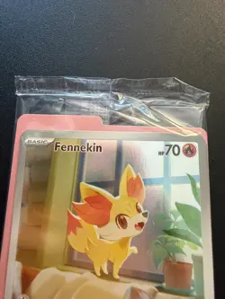 Pokemon Fennekin 080 Pokemon Center Sealed Stamped Promo Chaos Rising - Image 4