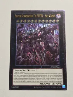 Super Starslayer TY-PHON Sky Crisis (UTR) OP30-EN003 Ultimate Rare Yugioh Mint - Image 1