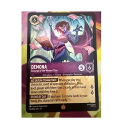 Disney Lorcana Demona-Scourge of the Wyvern Clan Character 55/204 EN Gargoyles - Image 1