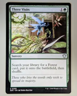 Three Visits - Commander: Secrets of Strixhaven #289 Uncommon - Mint - MtG - Image 1
