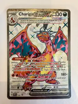 Charizard ex ⭐ 056 Holo Promo Scarlet & Violet 2023 Pokemon MP See Video - Image 1