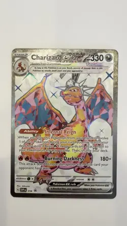 Charizard ex ⭐ 056 Holo Promo Scarlet & Violet 2023 Pokemon MP See Video - Image 2