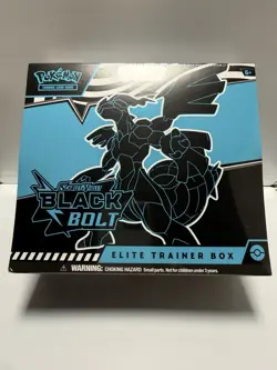 Pokemon Scarlet Violet Black Bolt Elite Trainer Box ETB New Sealed - Image 1