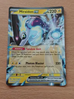 Pokemon TCG Miraidon EX Scarlet And Violet 2024 World Championship Deck The 'Don - Image 1
