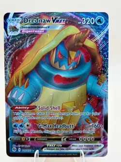 Drednaw VMAX 015/073 Holo VMAX Rare Champion's Path Pokemon Near Mint - Image 1