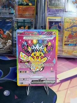 POKEMON PIKACHU EX SIR 277/217 ME: ASCENDED HEROES HOLO MINT + HIGHLY GRADEABLE - Image 1