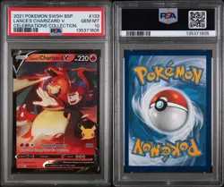 2021 Pokemon Celebration Promo Lance Charizard PSA 10 Gem Mint #133 Englisch - Image 1