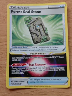 Pokemon TCG Forest Seal Stone Silver Tempest 2024 World Championship Deck - Image 1