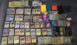 Pokemon TCG Lot Binder Holo Reverse Holo Tin Coins Rares Vintage Full Art Promos - Image 1