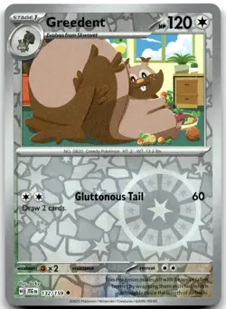 Pokemon Greedent Journey Together JTG #132/159 Uncommon Reverse Holo NM ON SALE! - Image 1